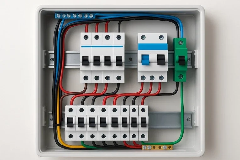 Montagem de Quadro de Distribuição (até 12 disjuntores)