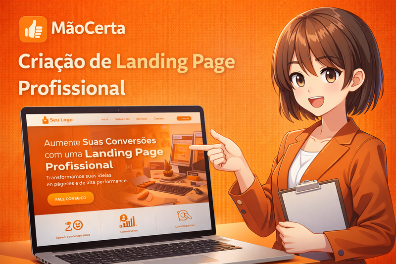 Criação de Landing Page Profissional